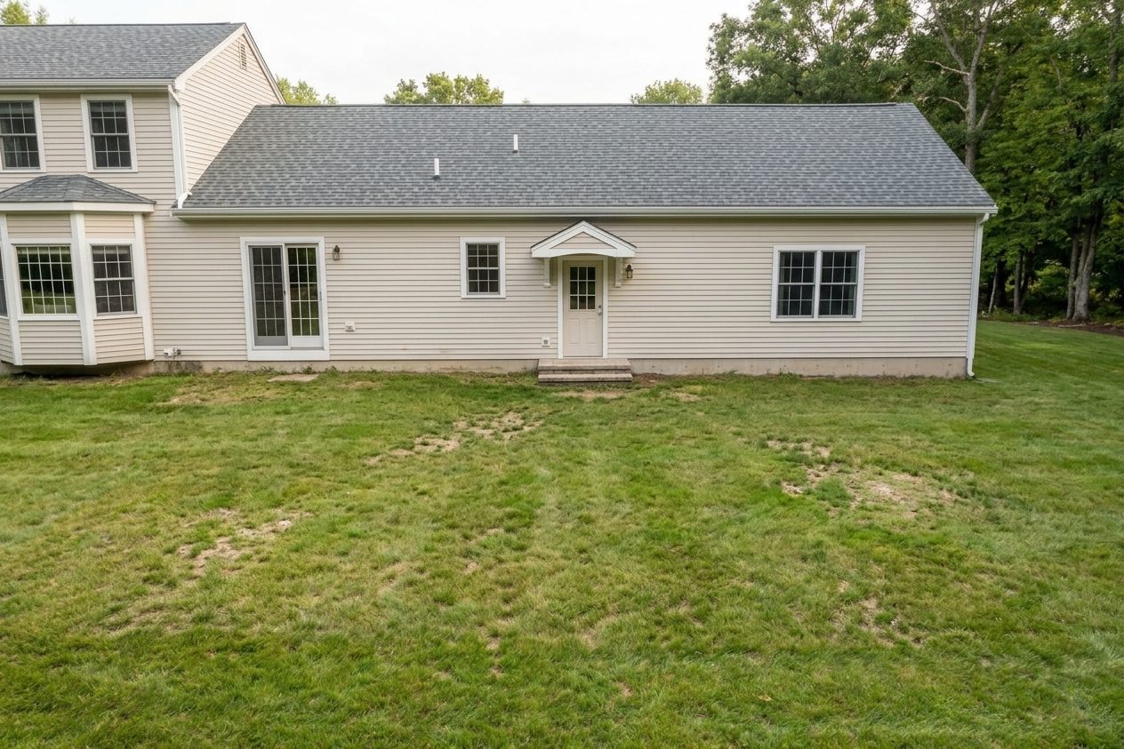 Before: your yard today